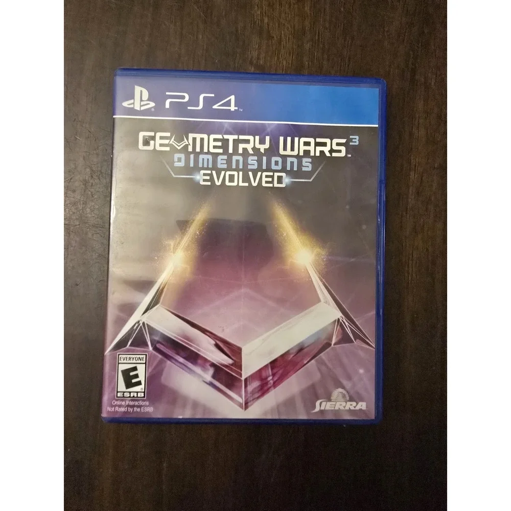 Sony Playsation 4 PS4 Geometry Wars‎ Dimensions Evolved w/o Booklet